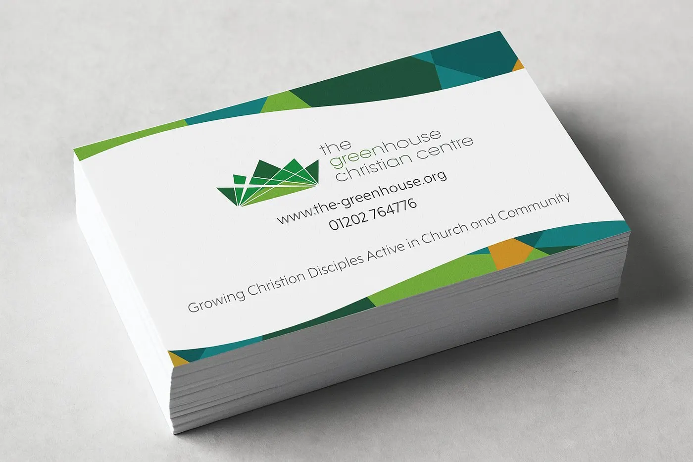 The Greenhouse Christian Centre business cards