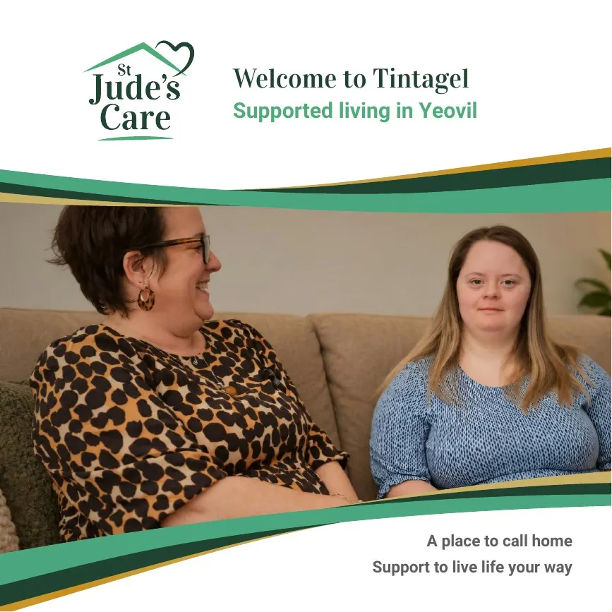 St. Jude's Care supported living brochure cover